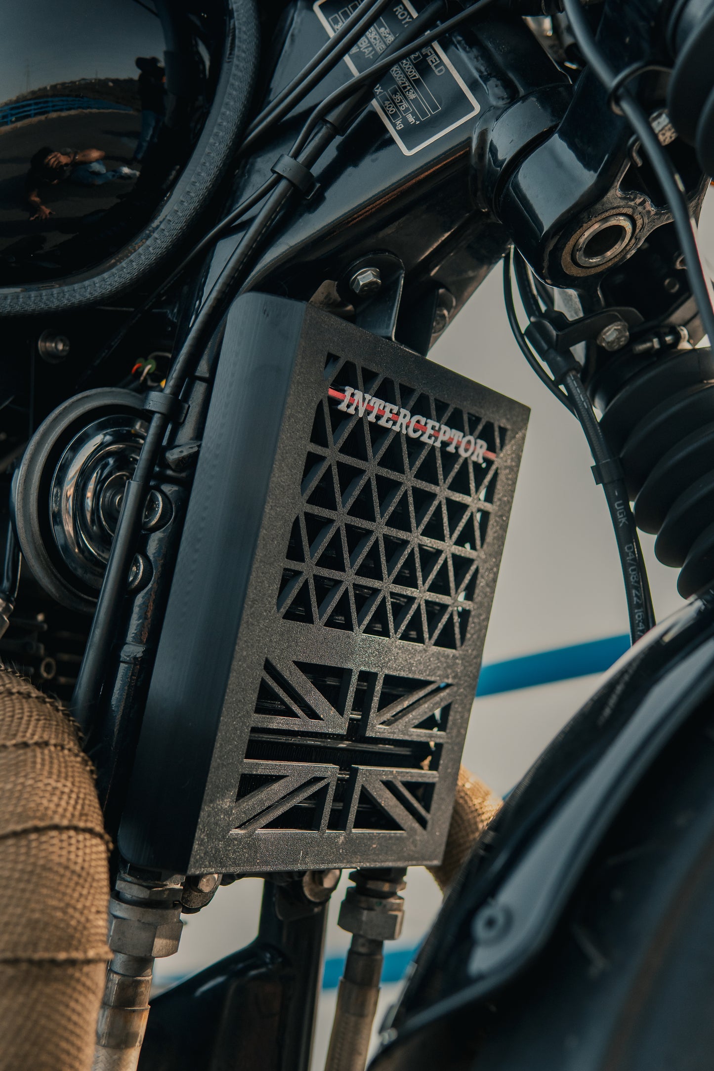 Cubre Radiador Royal Enfield
